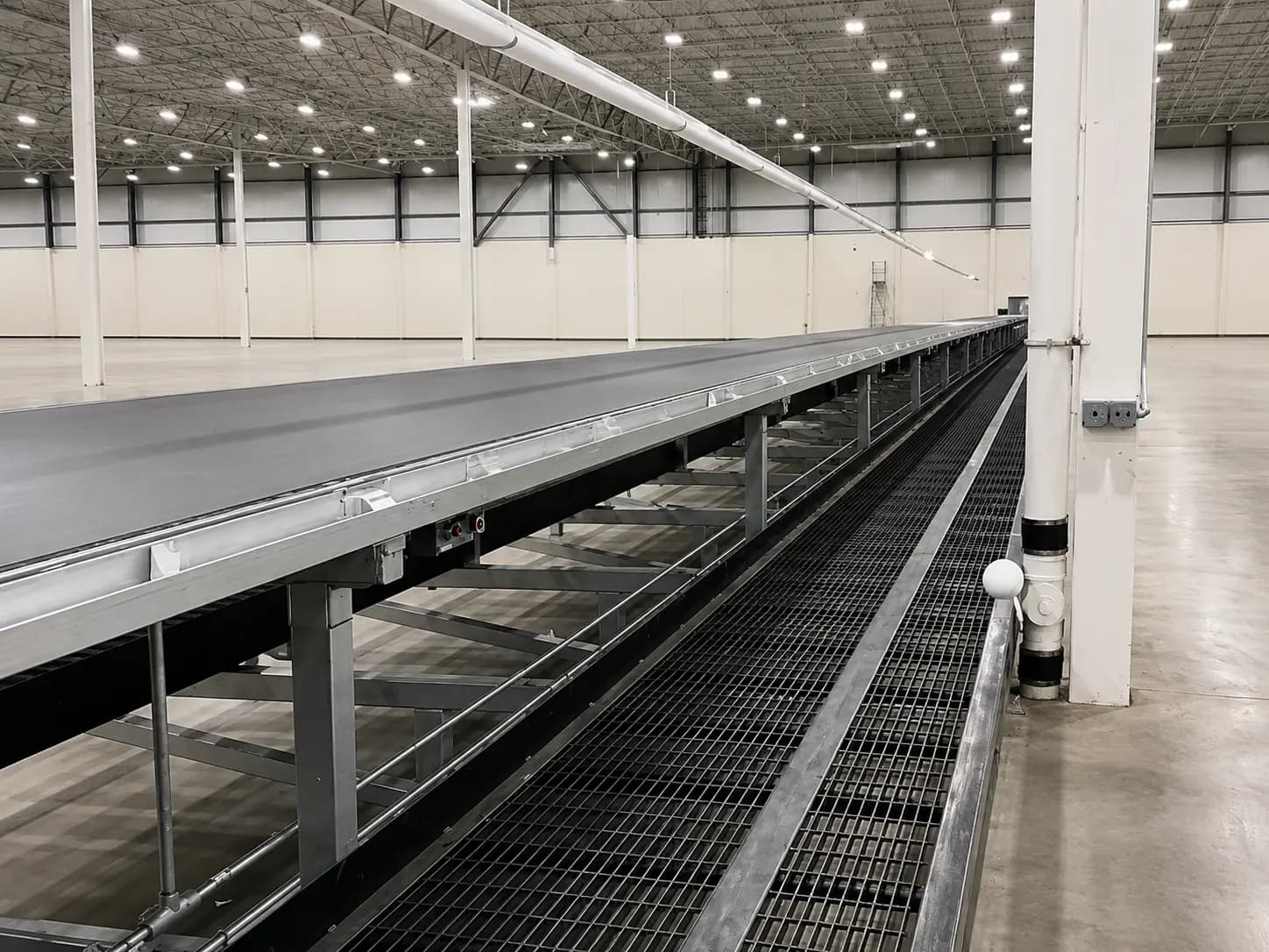 Interior of the Schuler Manufacturing facility with fabricated steel systems