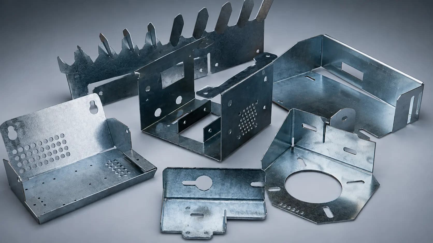 Machined and formed steel parts and brackets